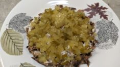 Салат со шпротами