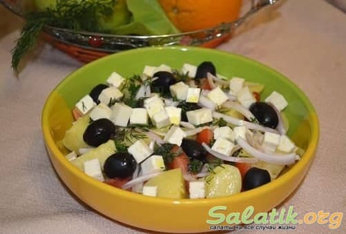 теплый картофельный салат теплый картофельный салат