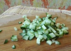 огурец кубиками