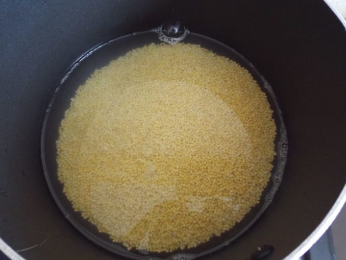 Каша пшенная с картошкой