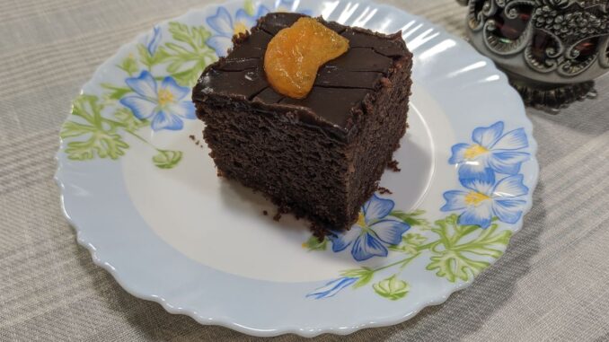 шоколадный пирог
