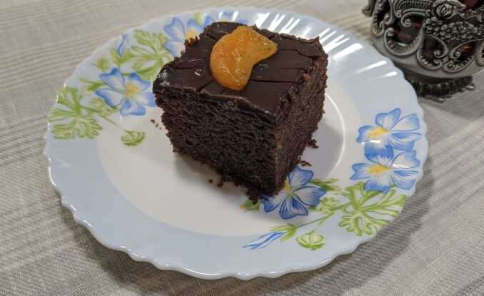 шоколадный пирог