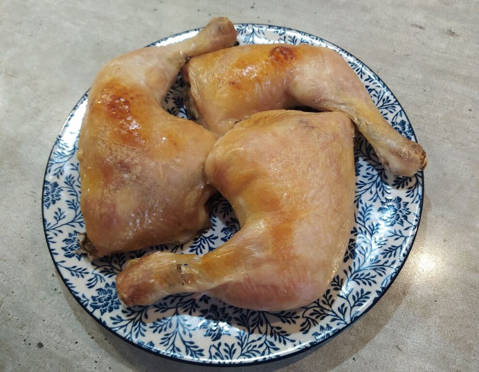 Курица на соли
