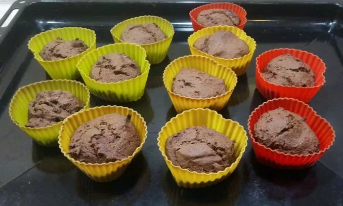 Постные банановые кексы