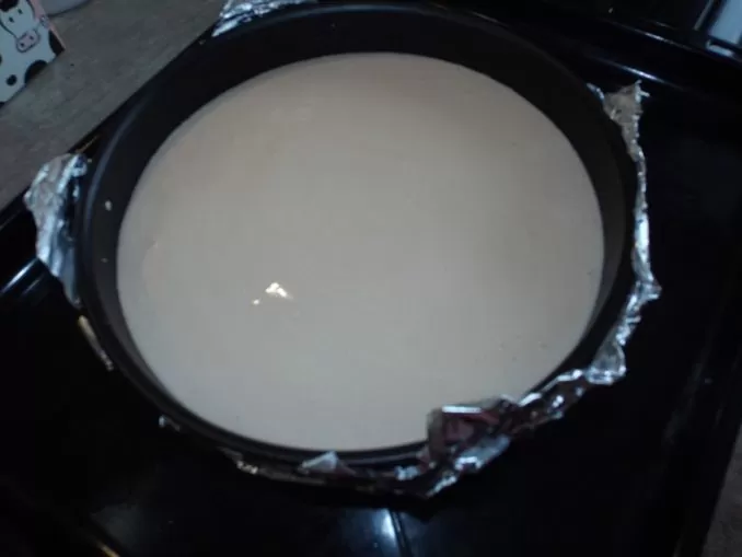 Чизкейк из творога и печенья