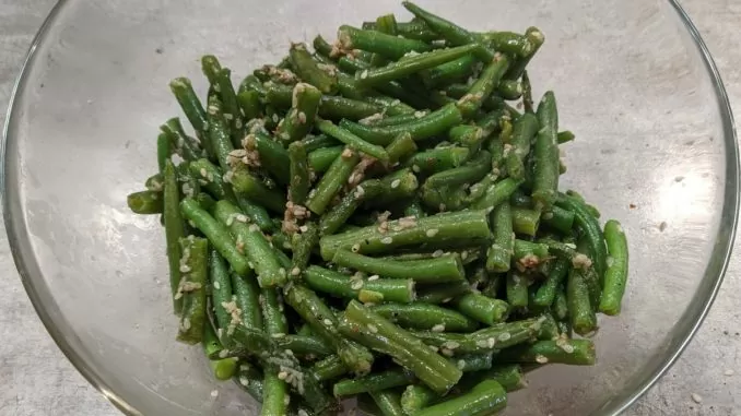 фасоль с кунжутом фасоль с кунжутом