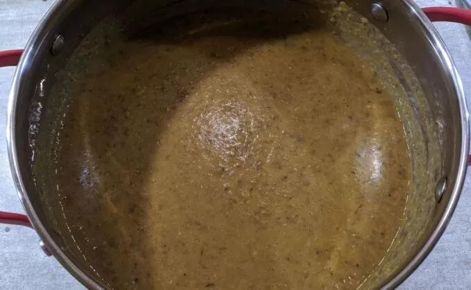 суп-пюре из чечевицы